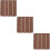 3Stk Korrosionsschutz Splicing Outdoor Wood-Plastic 10