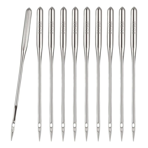 150PCS Heavy Duty Sewing Machine Needles for Thick Fabrics, Leather & Jeans, Universal Compatibility