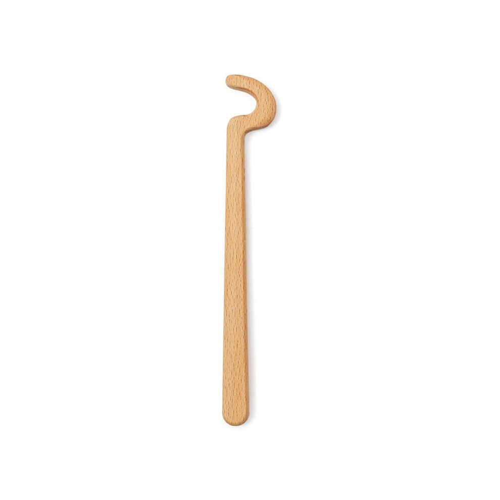 Pottery Tools Wooden Long Handle Blank Elongated Pot Auxiliary Ceramic Bottle DIY Hand Elongated Smooth Modeling Tool S
