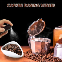 Kaffeebohnen-Dosierbecher und Sprühflaschen-Set für Espressobar, Keramik-Einzeldosisschale zum Aufbrühen, Barista-Zubehörset
