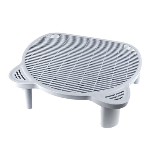 Adjustable Cat Ramp Litter Box Step Double Layer with Filter Function, Elevated Litter Box Ramp for Senior Cats Easy