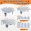 Adjustable Cat Ramp Litter Box Step Double Layer with Filter Function, Elevated Litter Box Ramp for Senior Cats Easy 8