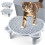 Adjustable Cat Ramp Litter Box Step Double Layer with Filter Function, Elevated Litter Box Ramp for Senior Cats Easy 2