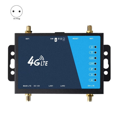 EU-Version 4G Wireless Router 4G Breitband Wireless Router mit SIM-Kartensteckplatz Firewall-Schutz EU-Stecker 1