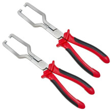 2Pcs Fuel Clip Removal Pliers Fuel Pipe Tools Fuel Pliers Hose Pinch Pliers Fuel Pliers Removal Pliers