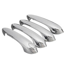 4PCS Car Chrome Outer Door Handle Cover Trim for X3/X4/X5/X6/X7/M5/3/5/6/ G01 G02 G05 G06 G07 Puller Handles Sticker