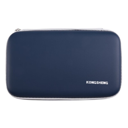 KONGSHENG 10 Holes Harmonica Case, Harmonica Zippered Carrying Case for 7 Harmonicas for Harmonica Lovers Harmonica Case