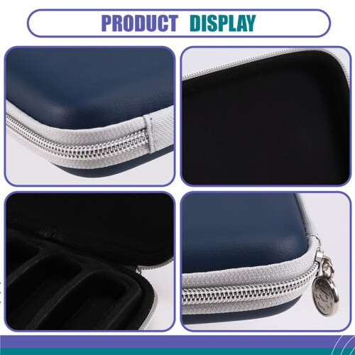 KONGSHENG 10 Holes Harmonica Case, Harmonica Zippered Carrying Case for 7 Harmonicas for Harmonica Lovers Harmonica Case 1