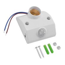 Bassockel IR-Lampa GlöDlampa RöRelsedetektor
