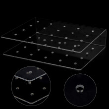 2 Pack Acryl Lollipop Houder 20 Gat Cake Stand Display voor Bruiloften Babyborrels Verjaardagsfeestje Snoep Decoratieve