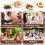 200 Pcs  Appetizer Plates with Spoons Forks Disposable  Dessert Plates Plastic Appetizer Bowls Tiny Transparent 6