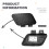 Auto Front Bumper Tow Hook Cap Cover No Paint for  A3 2009 2010 2011 2012 2013 8P0807241B 7