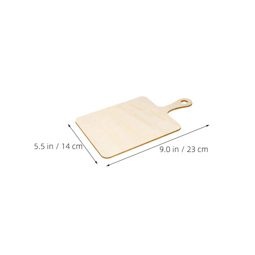 10Pièces Planches Miniatures Bois Beige Pour Déco 2
