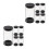 10Pcs Clear Golf Ball Display Case Plastic Holder Portable Storage Box 9