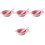 4Sets Stapelbare Unzerbrechliche Weizenstroh-Bowls Pink Zuhause 4
