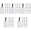 5Sets Robuste Mdf Kofferanhänger Transparent Blanko Für Reisegepäck 5