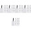 5Sets Robuste Mdf Kofferanhänger Transparent Blanko Für Reisegepäck 6