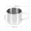 2Stk Kompakter Milchschäumer Silber Für Cappuccino 2