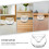 2Sets Transparentes Glas Salatschüssel Set Mit Eisfach Für Zuhause 5