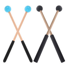 2Paare Ergonomische Holz Schlagzeug Schlägel Percussion Mallets