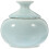 2Pcs Travel Sky-Blue Ceramic Face Cream Jars with Lid 2