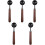 5Stk Wachssiegel , Holzgriff, Sets 5