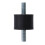 4 pieces M10 rubber  double external thread rubber anti-vibration vibration isolator durable 1