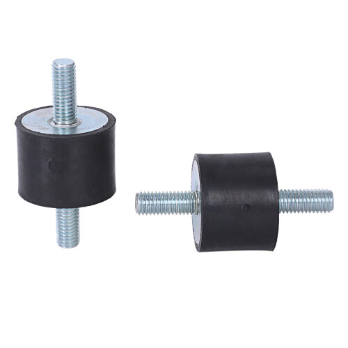 4 pieces M10 rubber  double external thread rubber anti-vibration vibration isolator durable 2