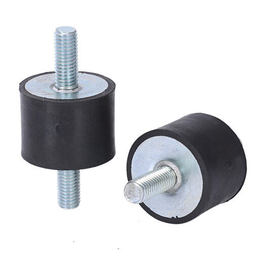 4 pieces M10 rubber  double external thread rubber anti-vibration vibration isolator durable 2
