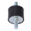 4 pieces M10 rubber  double external thread rubber anti-vibration vibration isolator durable 6