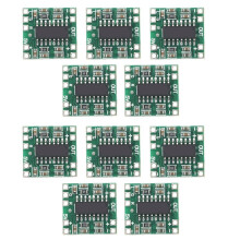10Pcs PAM8403 Digital Amplifier Board 2x3W Class D Efficiency 2.5V to 5V Power Range for DIY Audio Projects
