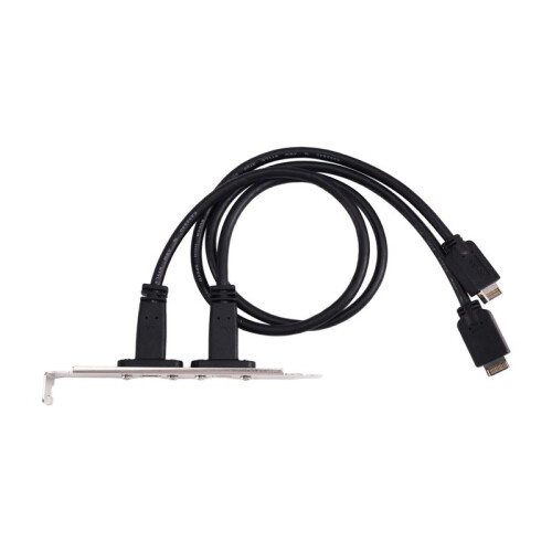 50 cm USB 3.2 Frontpaneel Header Type-E Naar USB-C Type-C Vrouwelijke Connector Verlengkabel TYPE-E Baffle Kabel