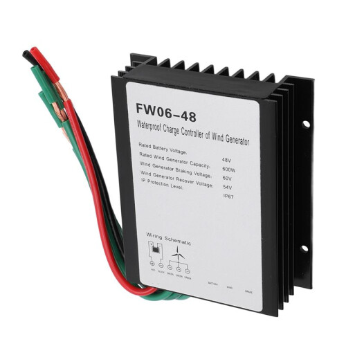 MPPT Wind Turbine Charge Controller 48V Led IP67 Waterproof Automatic Controller for 0 to 600w Wind Turbine Generator 2