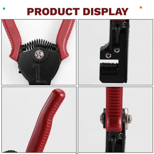Heavy Duty Adjustable Wire Stripper Pliers Terminal Cutter Tool for Electrical Wiring HS700A 1