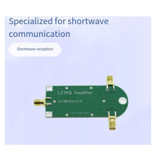 Antenne Boucle à Ondes Courtes LZ1AQ 50 KHz à 50 MHz 9 V à 12 V Module Amplificateur SMA Gain de la Carte Amplificateur Haute Fréquence