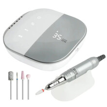 Electric Portable Nail Polish Machine Professional Nail Polish Tool Set HD Display Metal Manicure Pen EU Plug