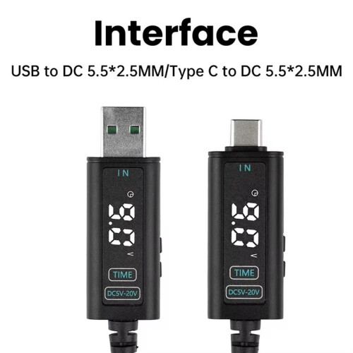 TYPE C Boost Converter DC5V-10V to DC5V-20V PD Decoy Trigger TYPE C Step- Converter Cable Connecter Power Supply B