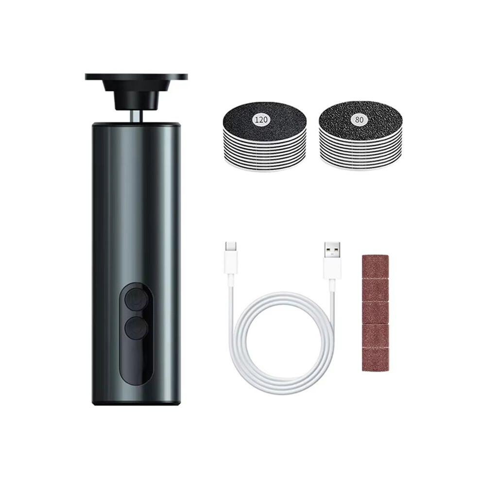 Tlily Black Electric Foot Grinder Callus Remover For Feet Foot Exfoliation Sander Electric Foot File Pedicure Machine