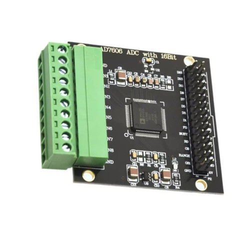 AD7606 Multi-Channel AD Data Acquisition Module 16-Bit ADC 8-Channel Synchronization Voltage Sampling Frequency 200KHz 2