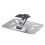 Foldable Projector Stand Desk, Wall and Ceiling Mount Bracket with 180-Degree Rotation for Home Theater Projector Silver 1
