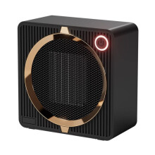 Calefactor Eléctrico de 500 W, de Bajo Consumo, para Interiores, con Ventilador de Escritorio de Calentamiento Rápido PTC y Enchufe Europeo.