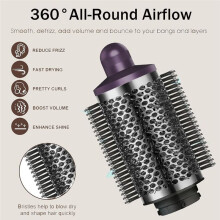 Brosse Ronde Volumisante pour Airwrap HS01/HS05/HS08, pour un Coiffage Volumineux et Coiffant