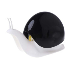 Carino Dispenser di Sapone un Forma di Lumaca per Cucina, Bagno, Ecc. (120 Ml) (Nero)