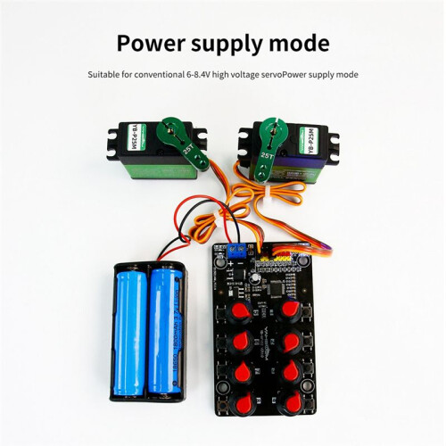 Eight-Way Servo Controller Robot Arm Test Board Driver Knob 8-Way Pwm Development Industrial Control Debugging Board 1