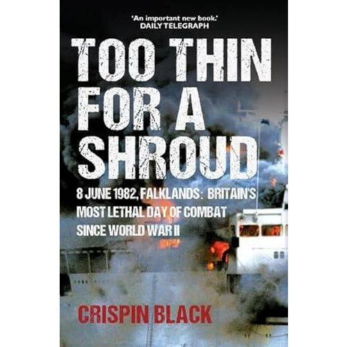 Too Thin for a Shroud by Crispin Black Paperback Book