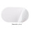 Patch de Grosse Caisse, Accessoires pour Instruments de Percussion de TêTe de Batterie, Patchs de Grosse Caisse Blanc 10 X 18 Cm 2