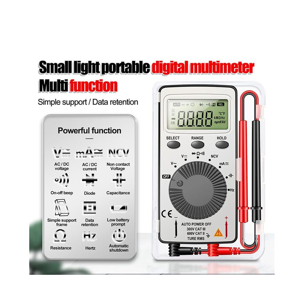 Digital Multimeter Auto-Ranging Voltmeter Tester Meter Voltage Meter Pocket Multi Tester With Ncv- Contact Tester 6031508767090