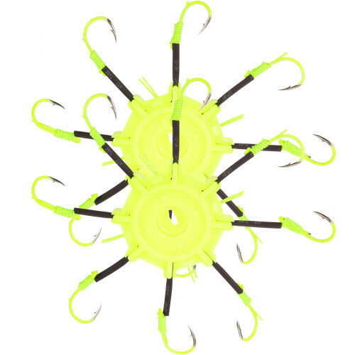 2 leuchtköder-haken für tintenfisch, fluoreszierende angelhaken