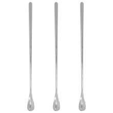 9Stk Futterlöffel Reptilien Lizard Pet Spoon Silberfarben
