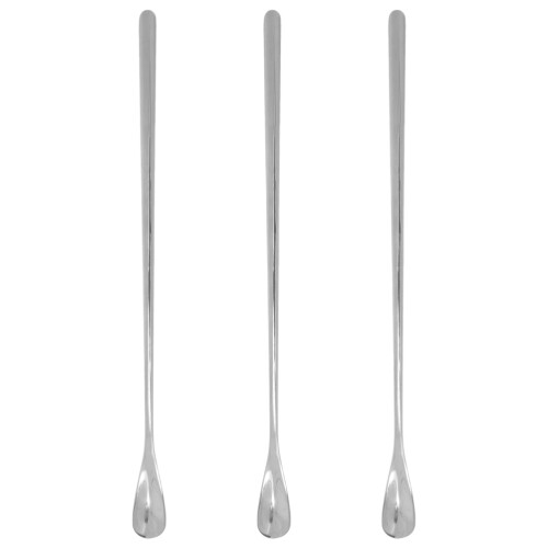 9Stk Futterlöffel Reptilien Lizard Pet Spoon Silberfarben